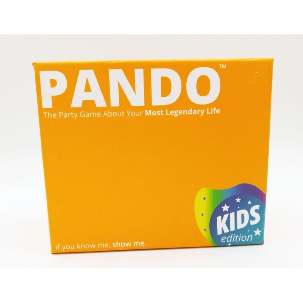 Pando Kids Edition Party Game About Your Most Legendary Life Family Friendly